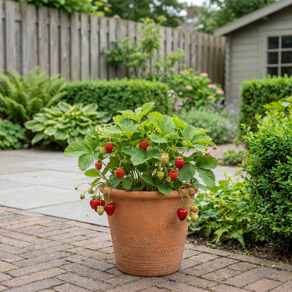 Bosaardbei (Fragaria vesca 'Alexandria') - Tuinplanten