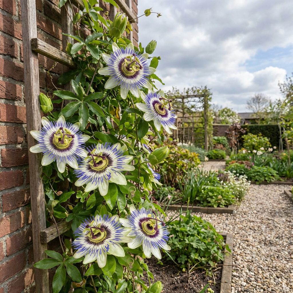 Klimplant Passiflora caerulea (passiebloem) - Klimplanten