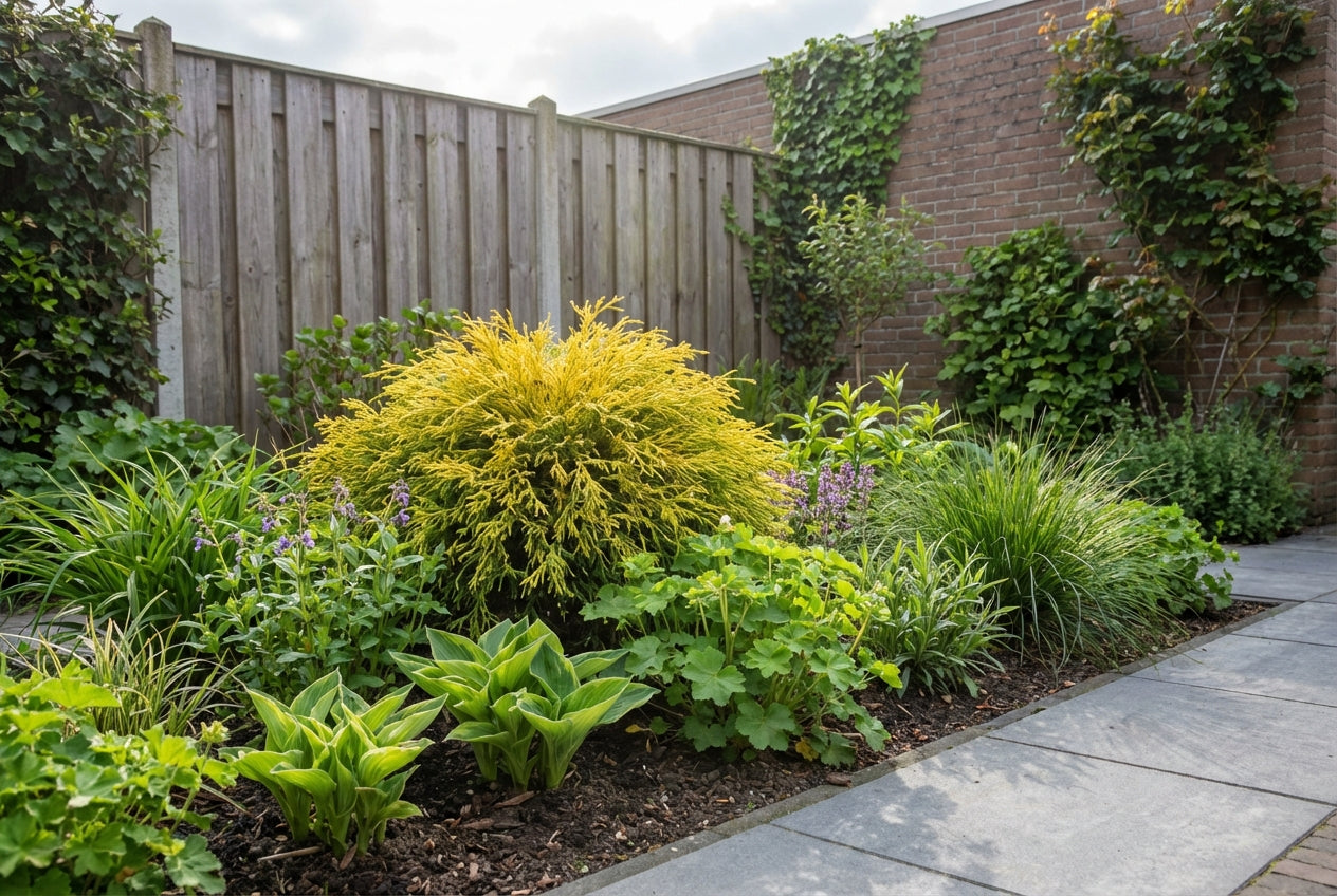 Dwergcypres (Chamaecyparis p. ‘Sungold’) - Coniferen