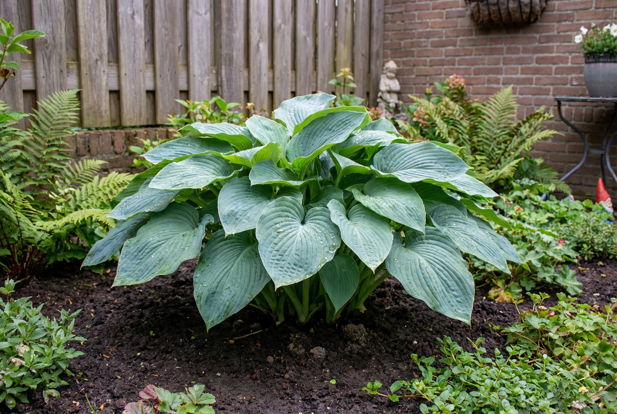 Herzlilie (Hosta sieboldiana 'Elegans')