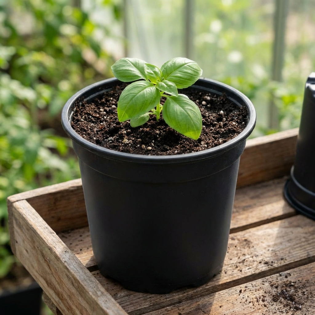 Kweekpot zwart – Ø15cm, hoogte 13cm, 1,5 liter - Kweekbenodigdheden