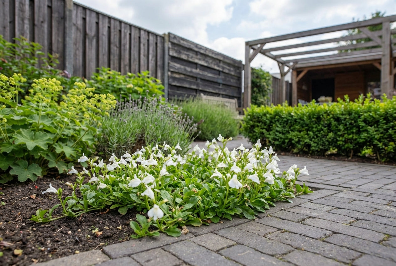 Wit muiltje (Mazus reptans) - Tuinplanten