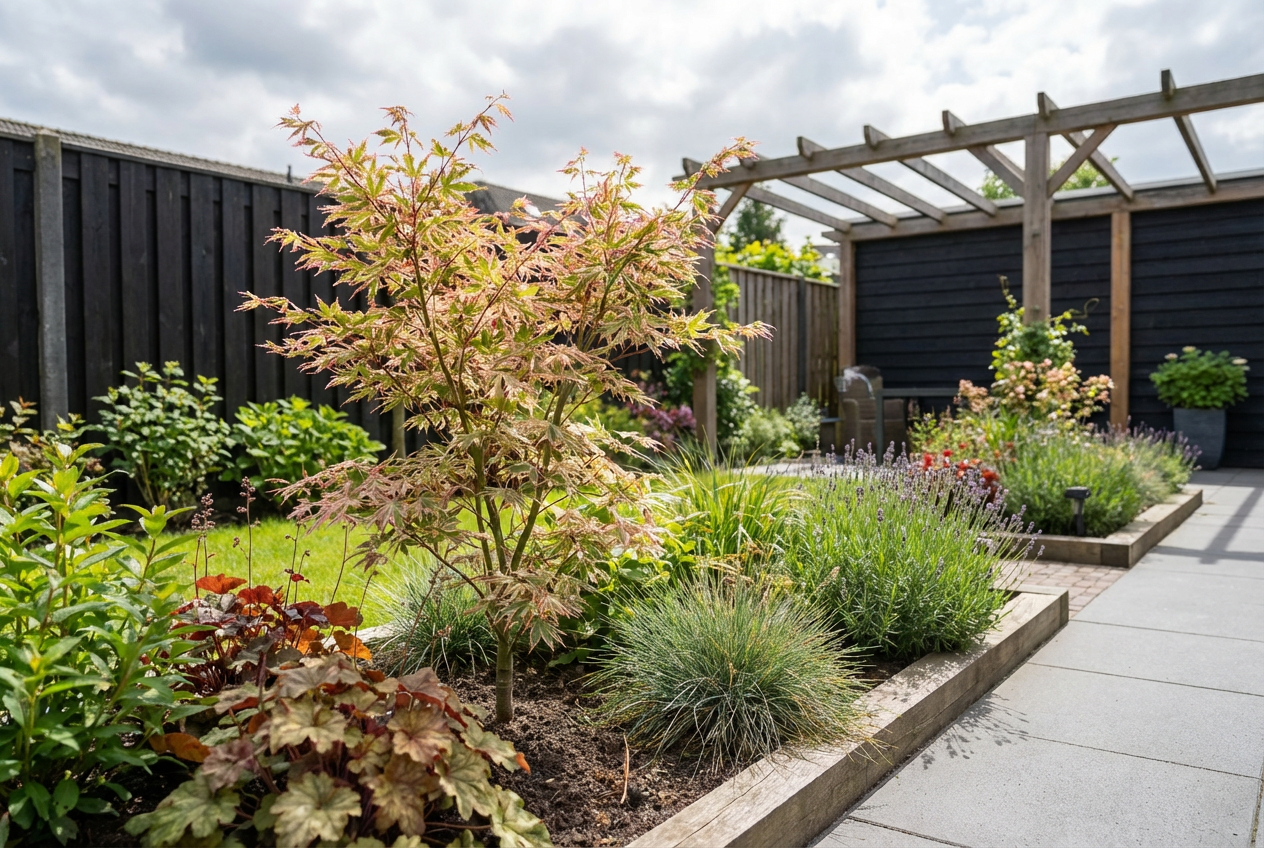 Japanse Esdoorn (Acer palmatum 'Butterfly') - Japanse Esdoorn