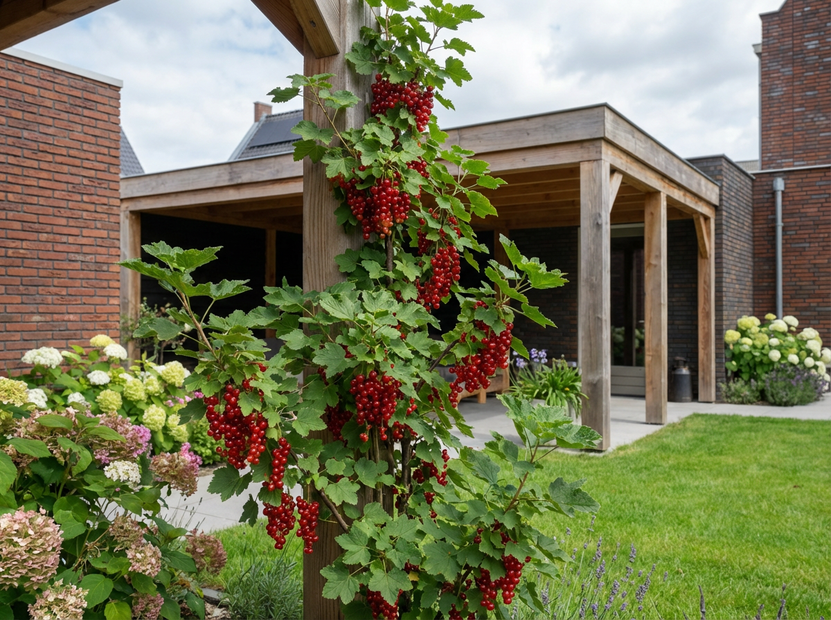 Klimplant Ribes rubrum Jonkheer van Tets (rode aalbes) - Klimplanten