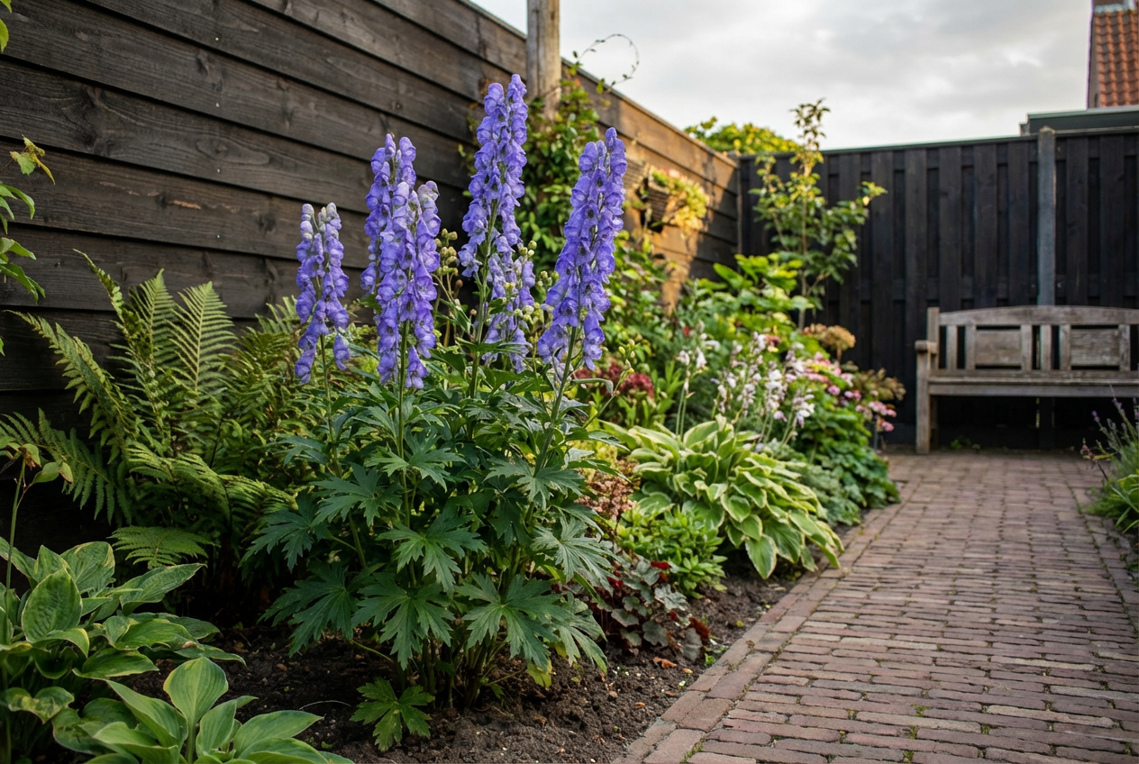 Monnikskap (Aconitum carmichaelii 'Arendsii') - Tuinplanten