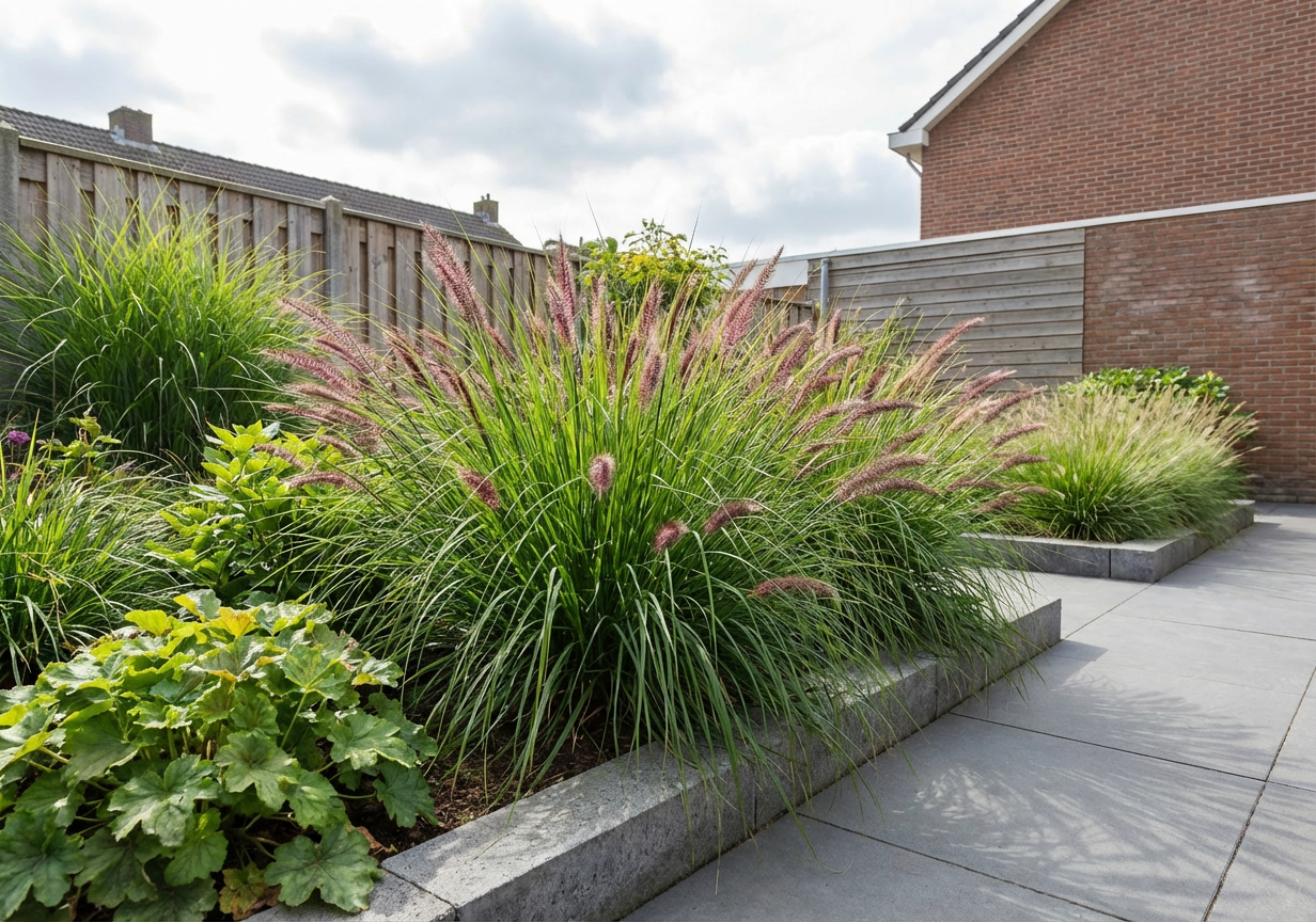 Lampepoetsersgras (Pennisetum 'Karley Rose') - Lampepoetsersgras