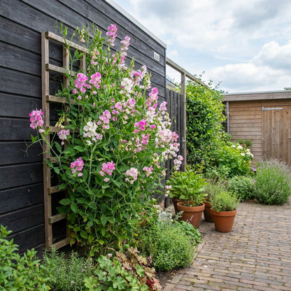 Pronkerwt (Lathyrus latifolius 'Pink Pearl') - Tuinplanten