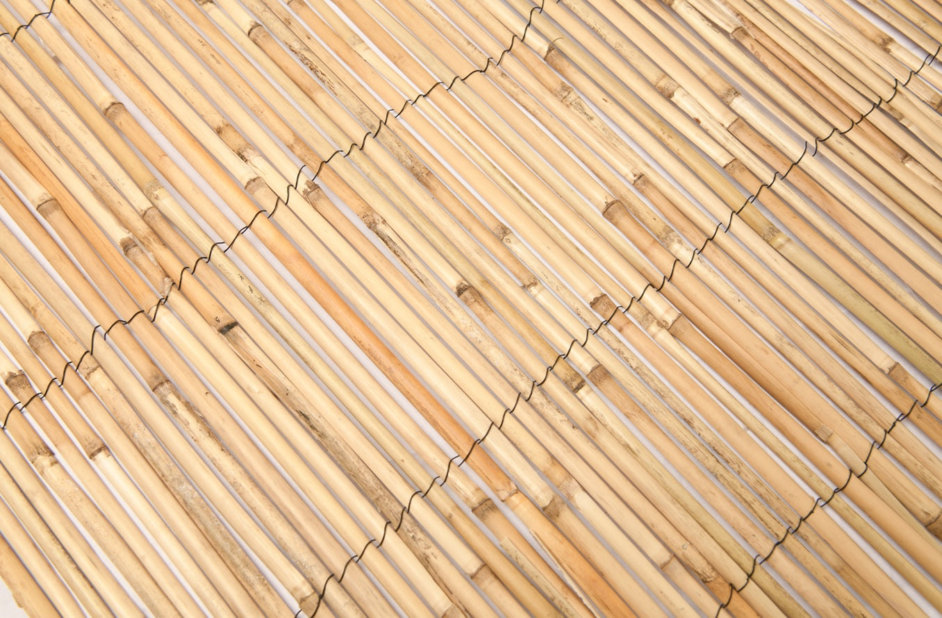 gespaltene Schilfmatte