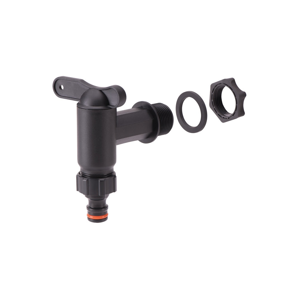 Regenton wave taupe geruit 240L - 