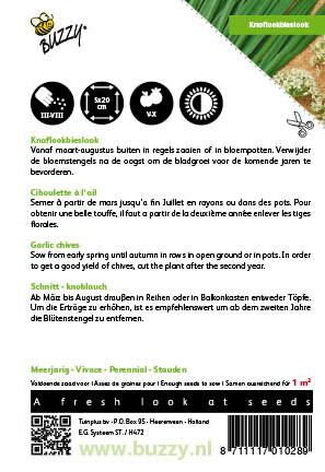 Chinese Knoflook - Bieslook - Zaden