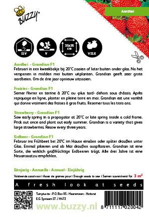 Aardbeien Grandian F1 - Zaden