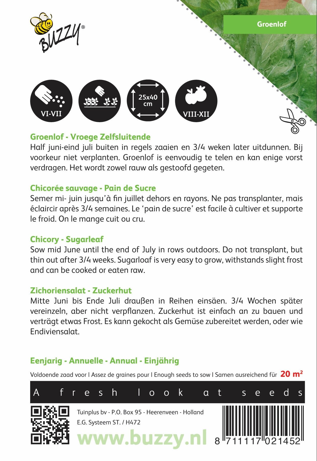 Groenlof Vroege Zelfsluitende - Samen