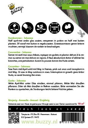 Komkommers Johanna - Samen