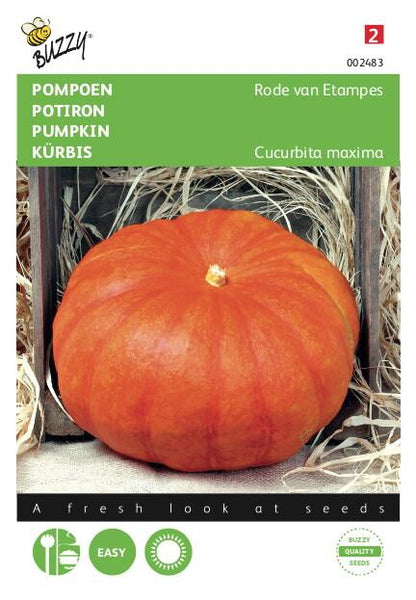 Pompoen Rode van Etampes - Zaden