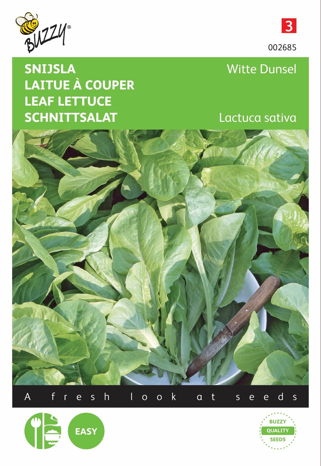 Snijsla Witte Dunsel - Zaden