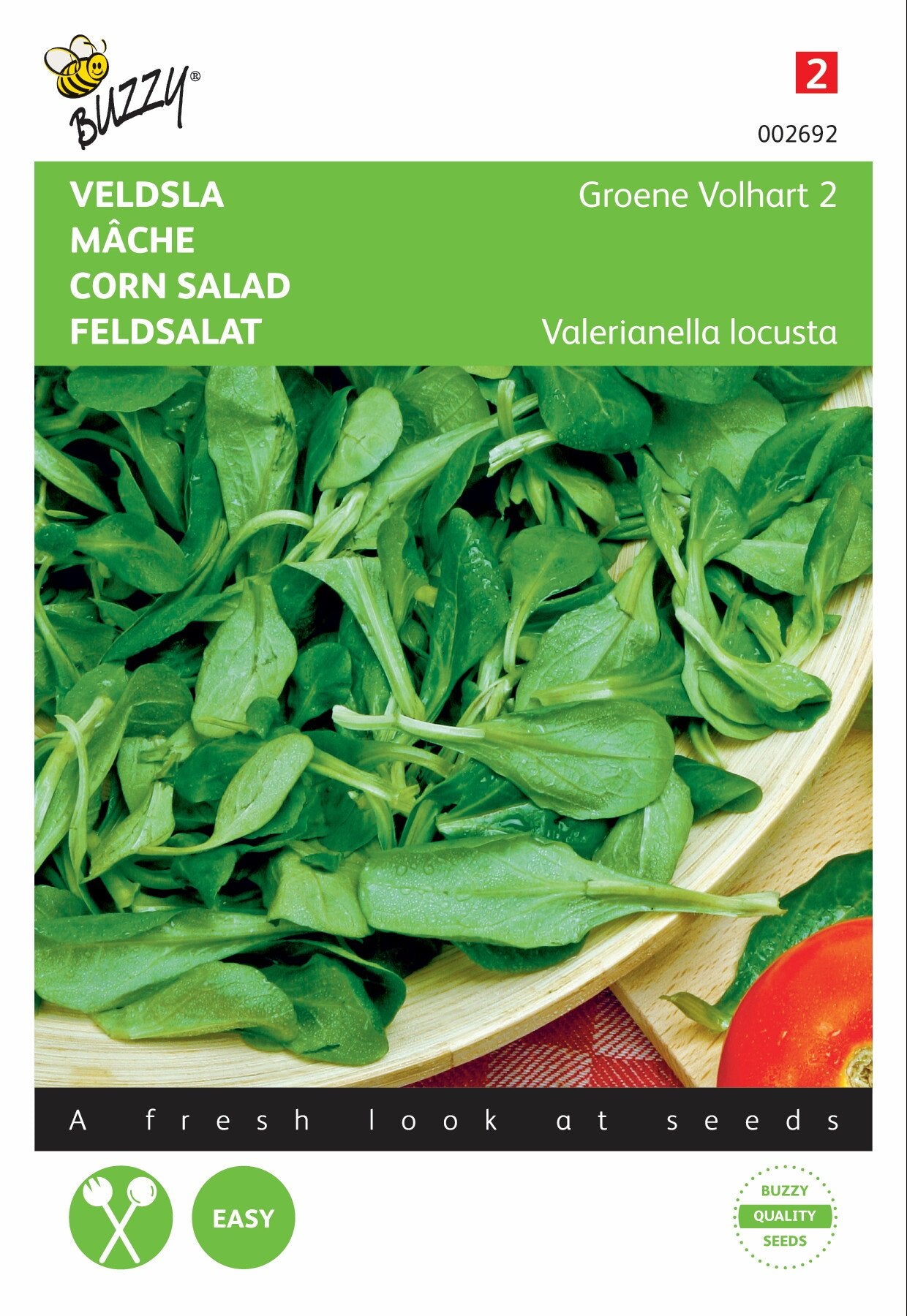 Veldsla Groene Volhart 2 - Zaden