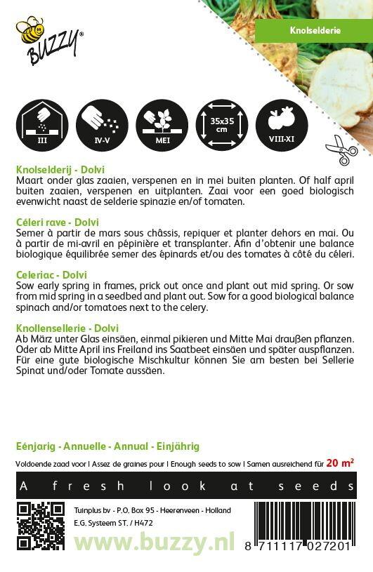 Knollensellerie Dolv - Samen