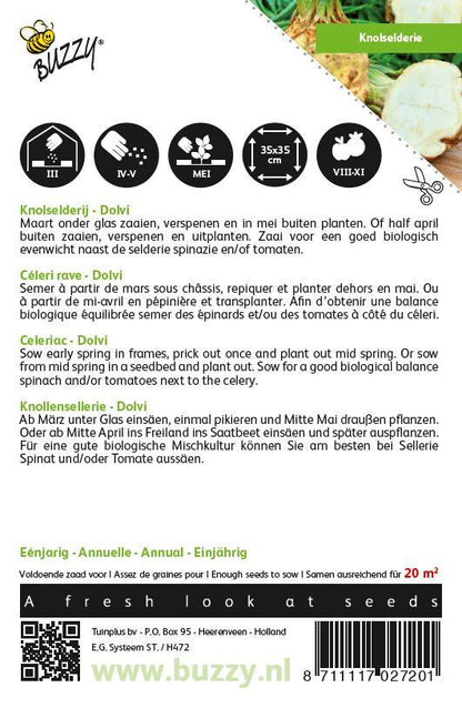 Knollensellerie Dolv - Samen