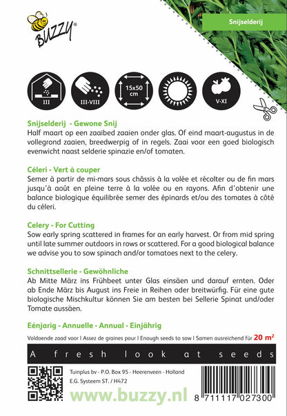 Snijselderij Gewone Sni - Zaden