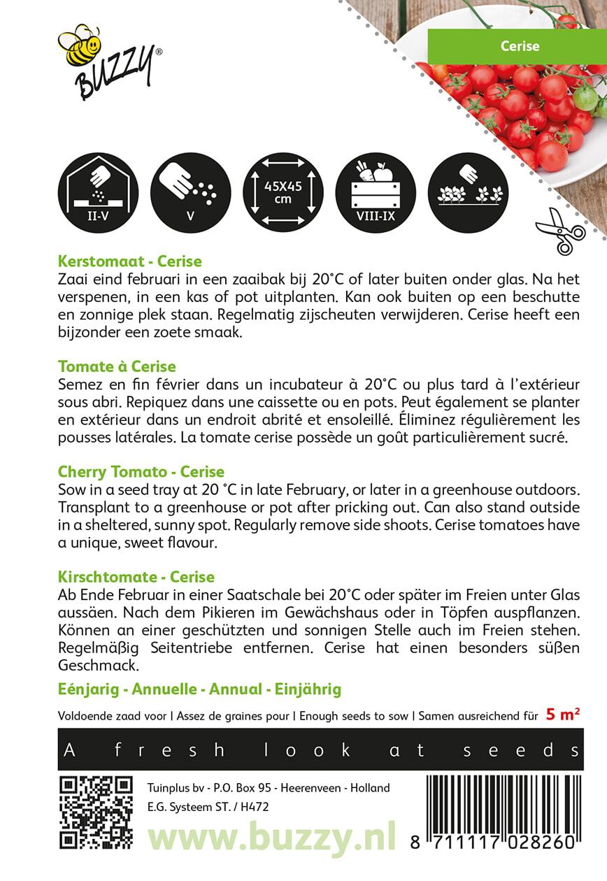 Kerstomaat Cerise - Zaden