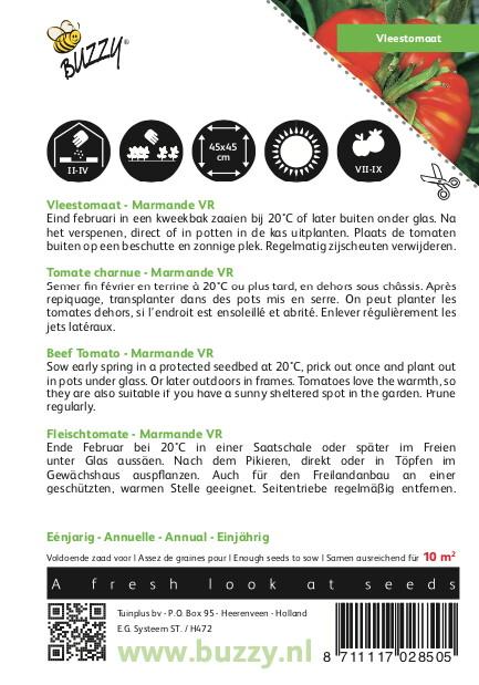 Vleestomaat Marmande VR - Zaden