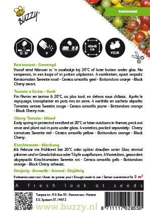 Cherry mixed, kerstomaten - Zaden