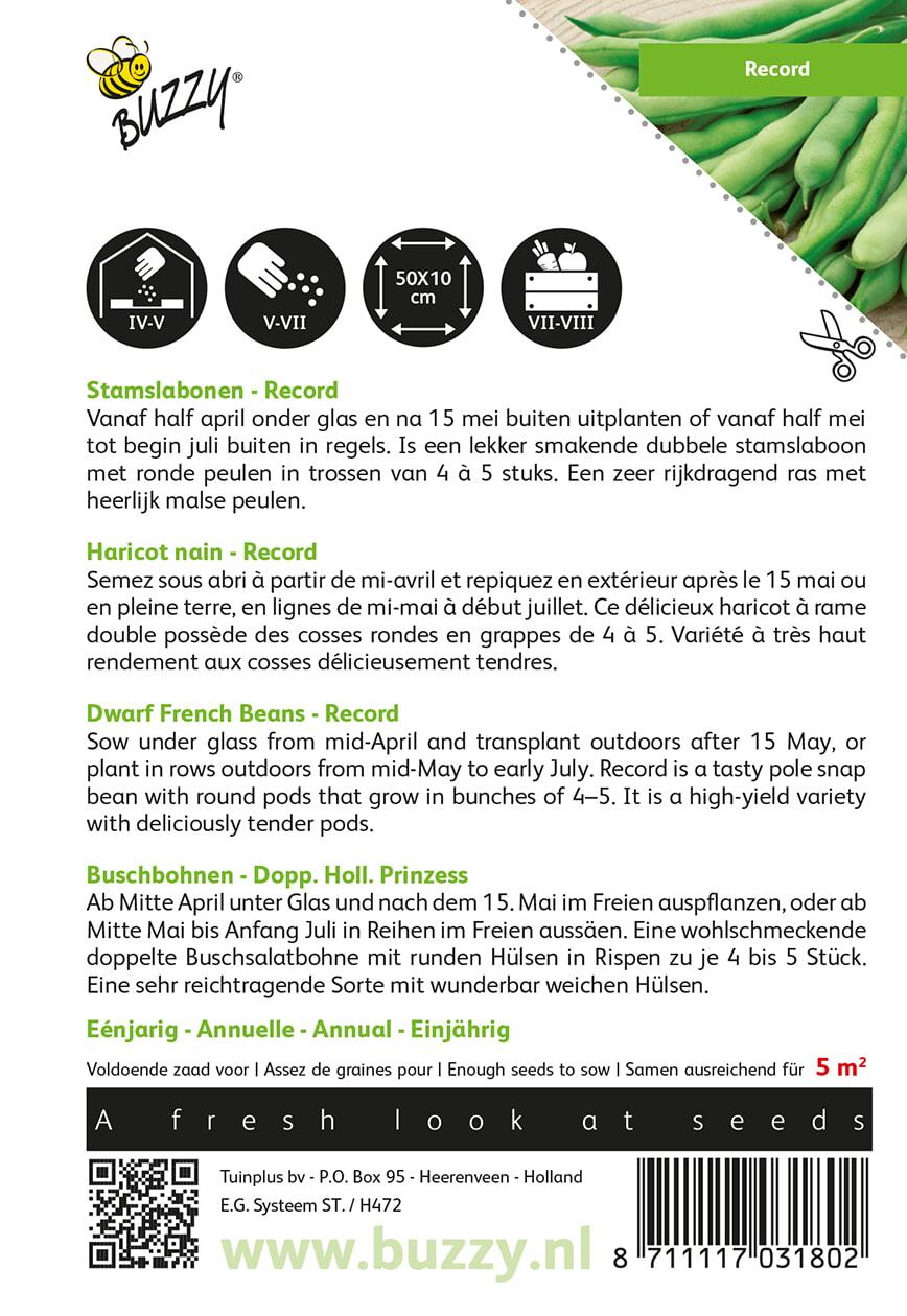 Stamslabonen Record - Zaden