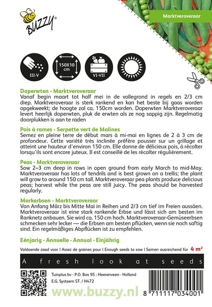 Doperwten Marktveroveraar - Zaden