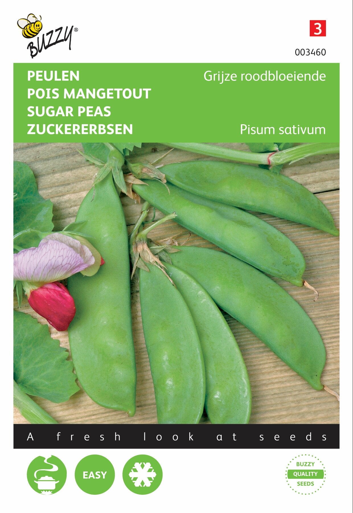 Erbsen Graue rotblühende - Samen