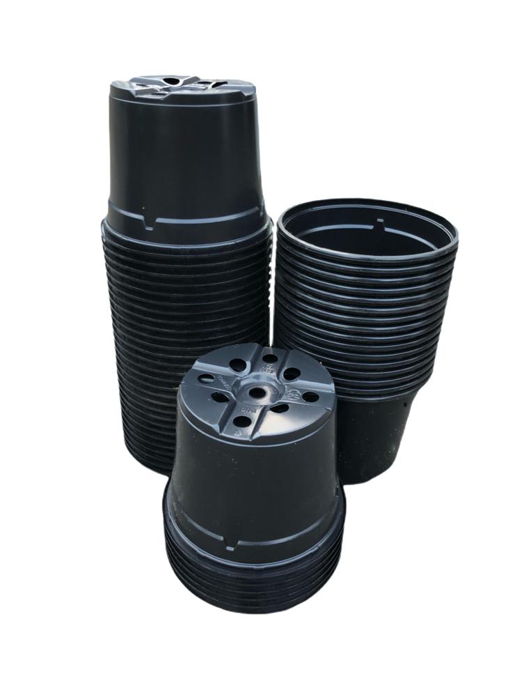 Kweekpot zwart – Ø12cm, hoogte 9cm - Kweekbenodigdheden