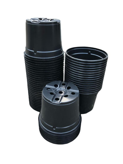 Kweekpot zwart – Ø12cm, hoogte 9cm - Kweekbenodigdheden