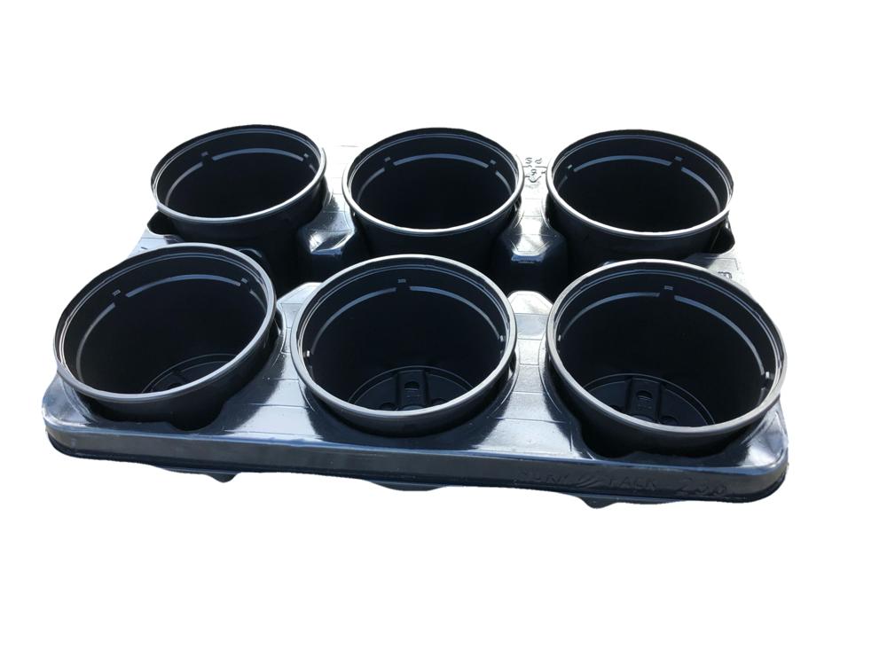 Kweektray met 6 potjes - 12 cm - Kweekbenodigdheden