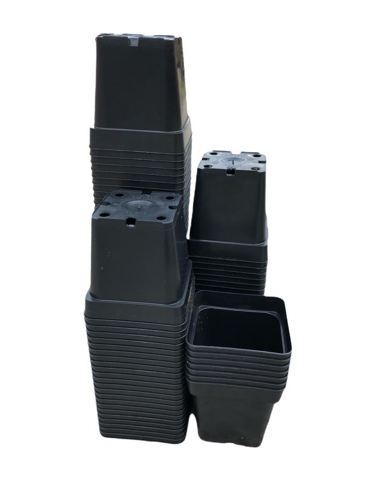 Kweekpot zwart - 11x11x12cm - Kweekbenodigdheden