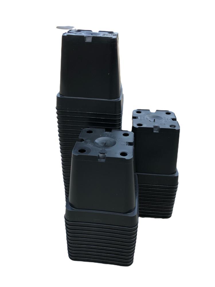 Kweekpot zwart - 11x11x12cm - Kweekbenodigdheden