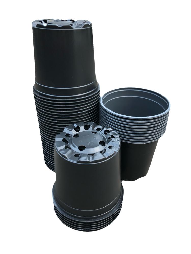 Kweekpot zwart – Ø15cm, hoogte 13cm, 1,5 liter - Kweekbenodigdheden