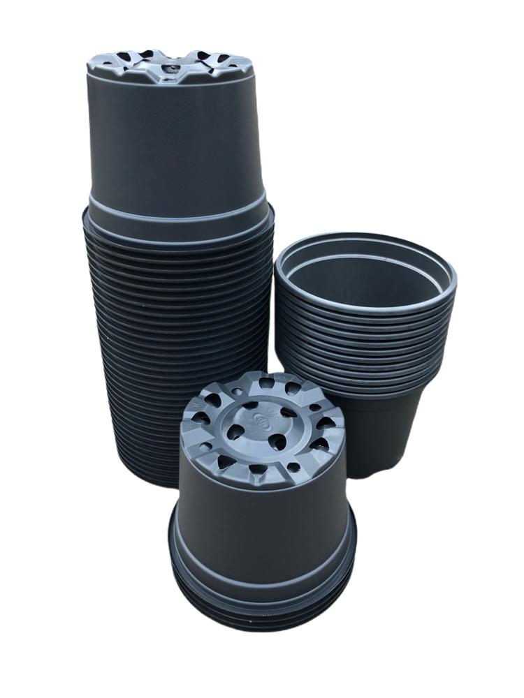 Kweekpot zwart – Ø17cm, hoogte 13cm, 2 liter - Kweekbenodigdheden