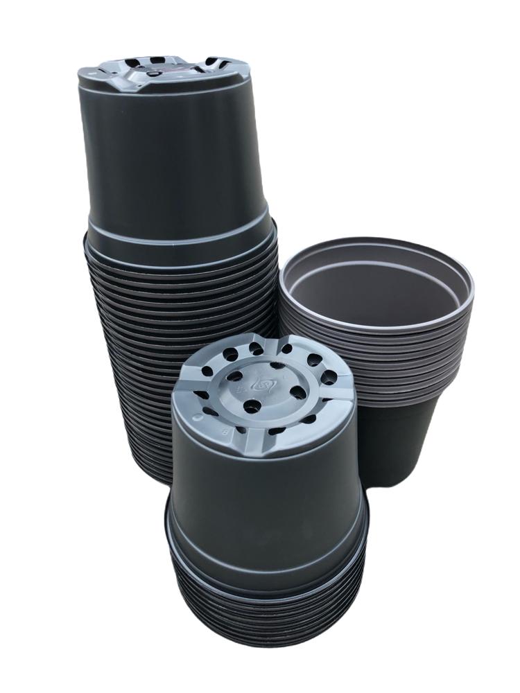 Anzuchttopf schwarz – Ø19cm, Höhe 15cm, 3 Liter – Anzuchtbedarf