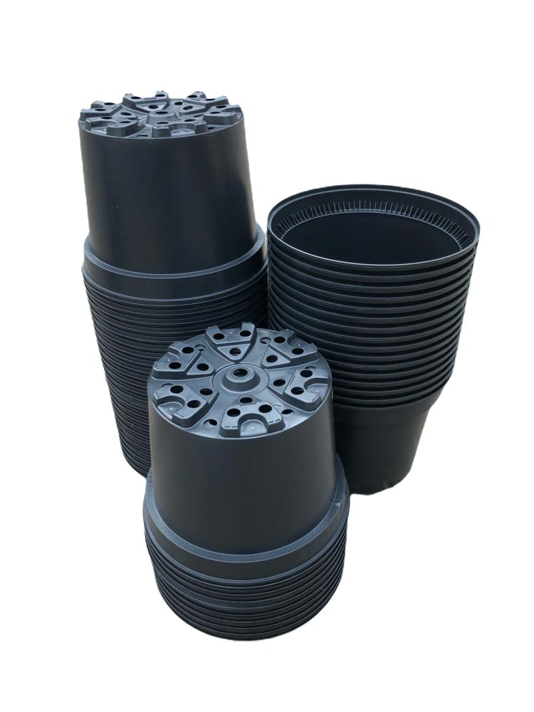 Kweekpot zwart – Ø21cm, hoogte 16cm, 4 liter - Kweekbenodigdheden