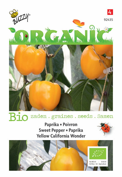 Paprika Gelb California Wonder (BIO) - Samen