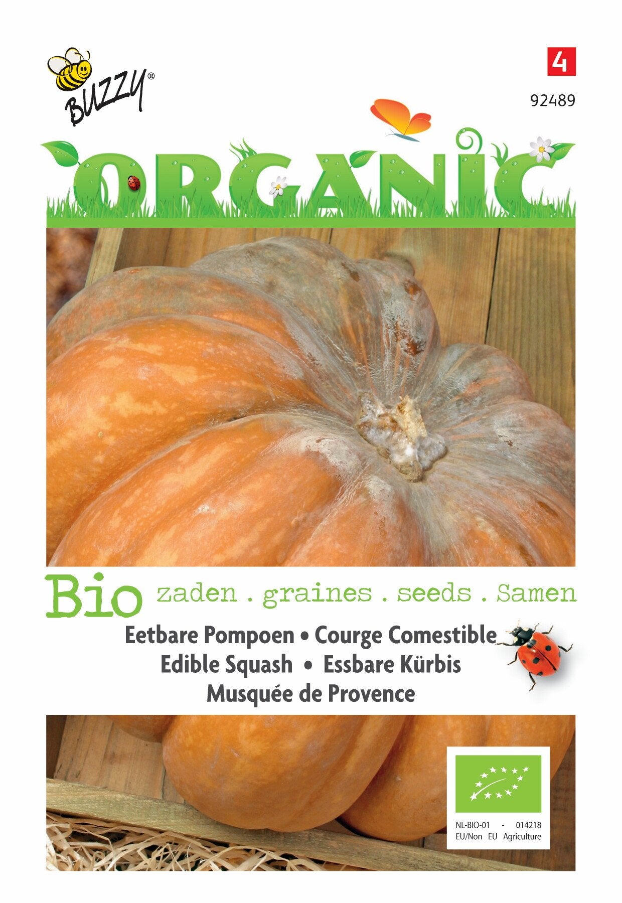 Essbarer Kürbis Musquée de Provence (BIO) - Samen