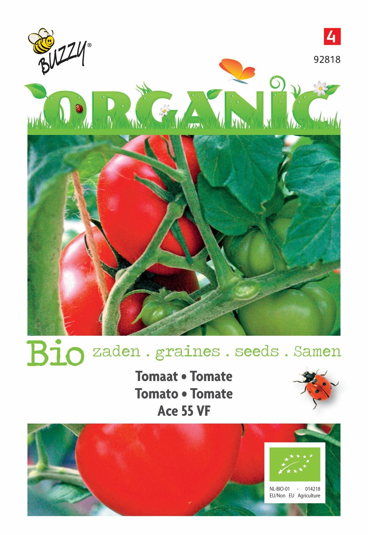 Tomaten Ace 55 VF (BIO) - Zaden