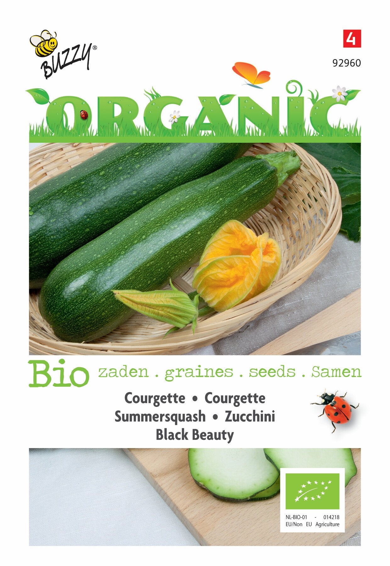 Courgette Black Beauty (BIO) - Zaden