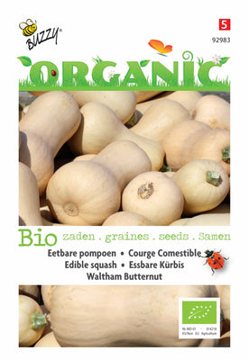 Essbarer Kürbis Waltham Butternut (Bio)