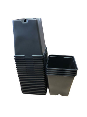 Schwarzer Anzuchttopf – 9 x 9 x 10 cm
