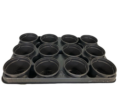 Anzuchtschale mit 12 Töpfen – 9 cm