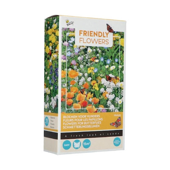 Friendly Flowers XL Vlinders Laag - Zaden